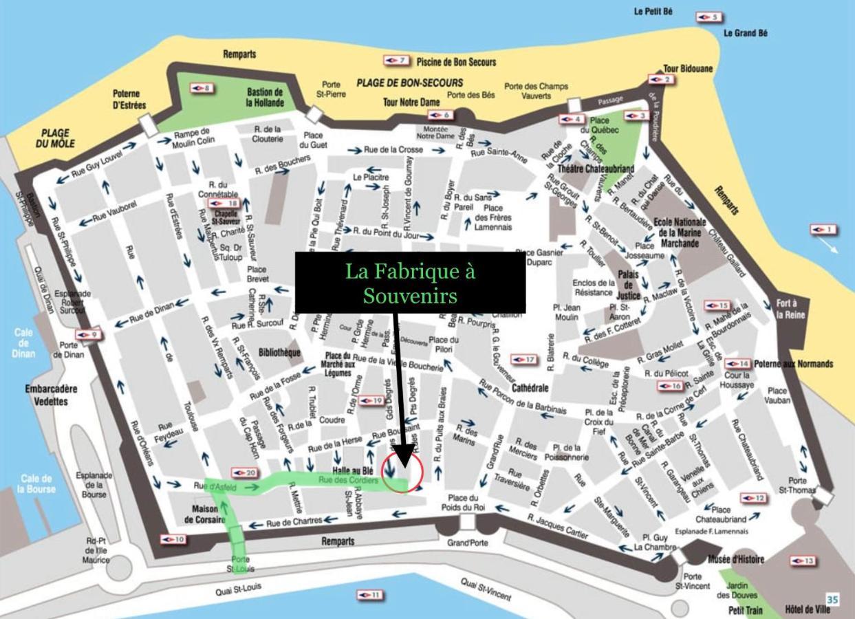 La Fabrique A Souvenirs Apartment Saint-Malo Ngoại thất bức ảnh